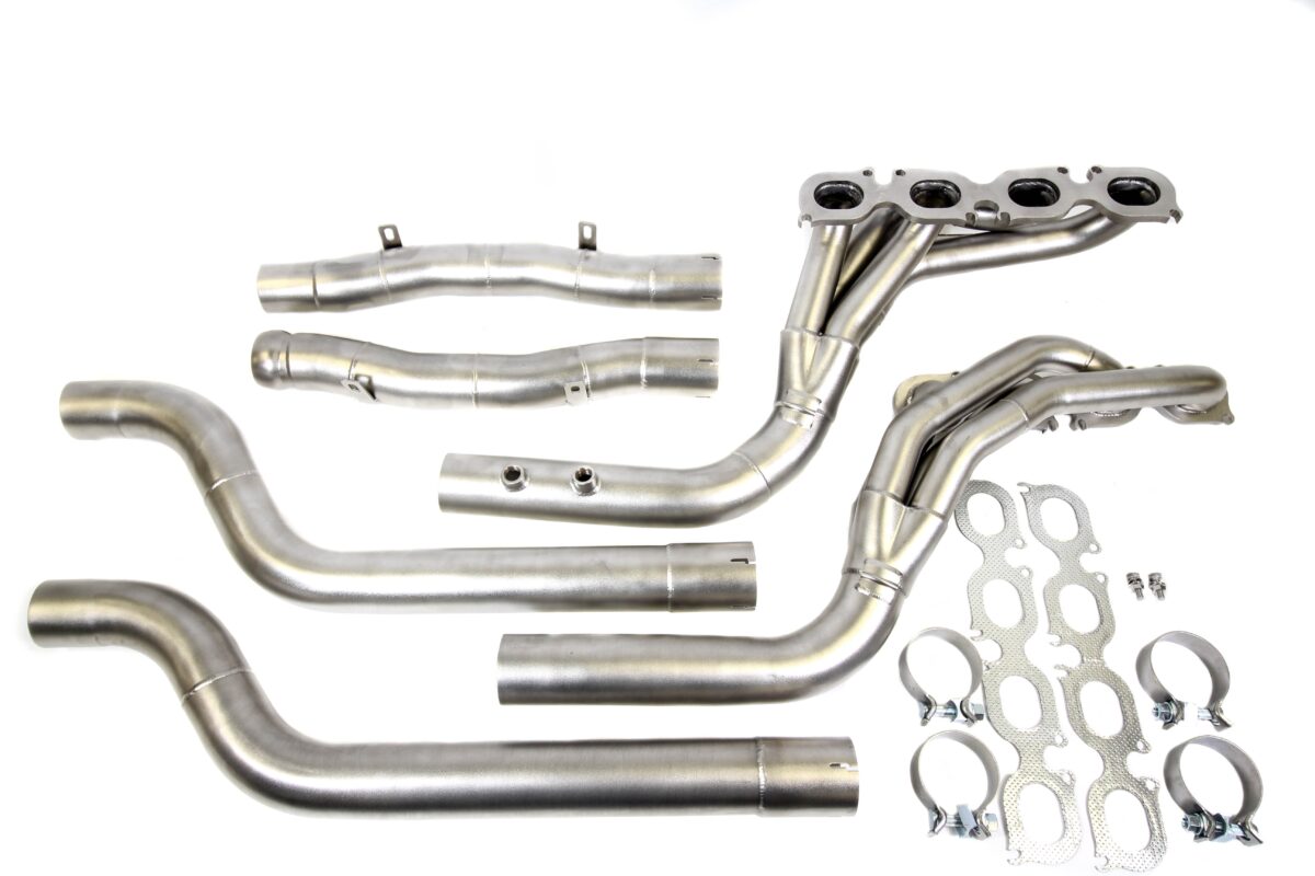 PLM C63 AMG Long Tube Headers + Mid Pipes RaceIQ Performance